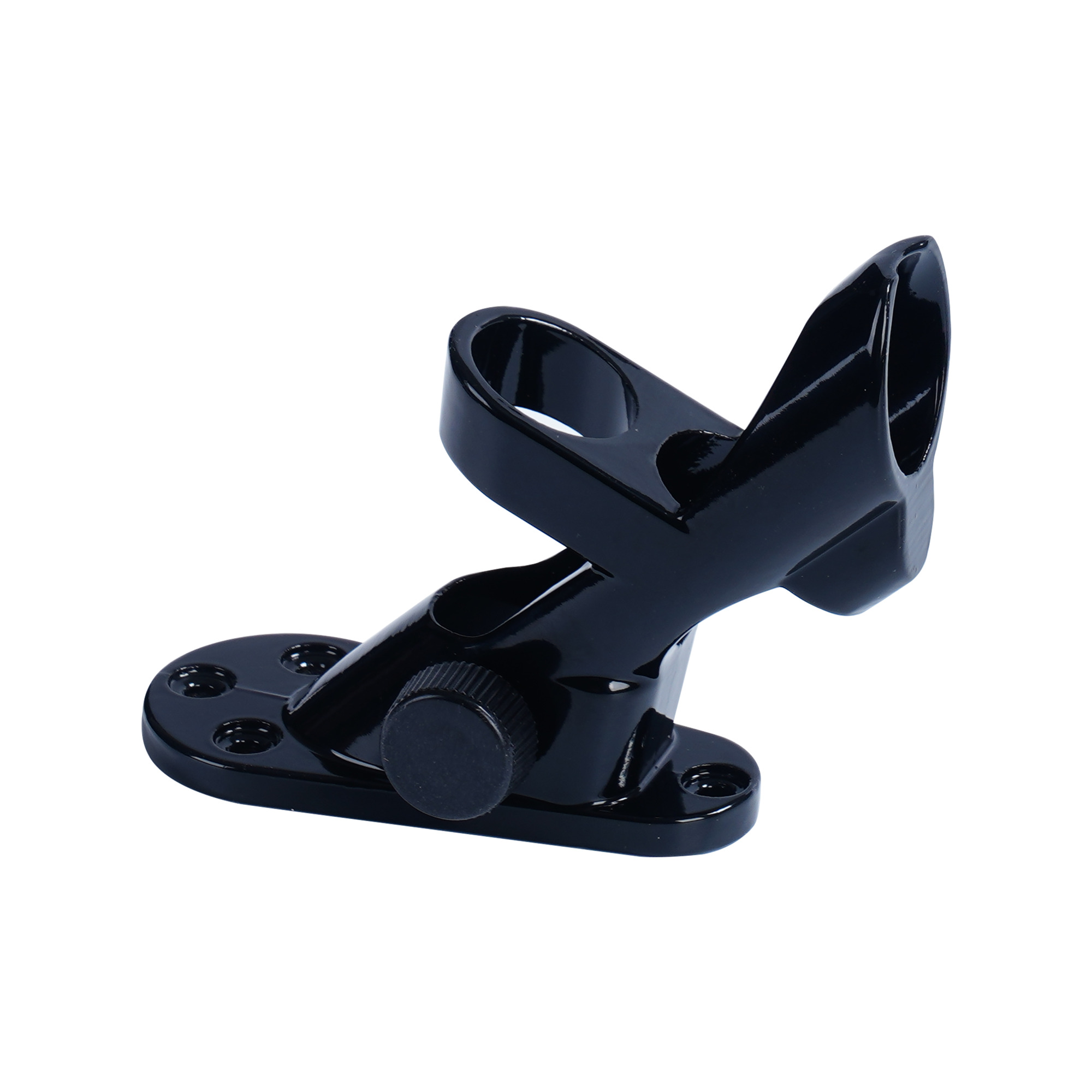 FlagStars Aluminum Black Flag Bracket | Fixed 2-Position Mount | Model# FS-2MB-B